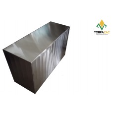 Mostrador acero inoxidable 1.50 metros